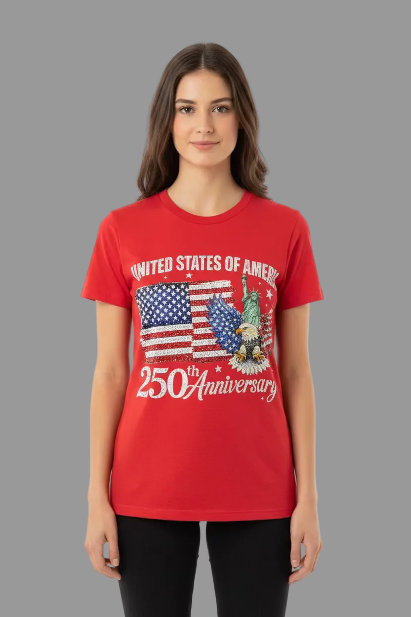 Patriotic 250 anniversary t shirt small