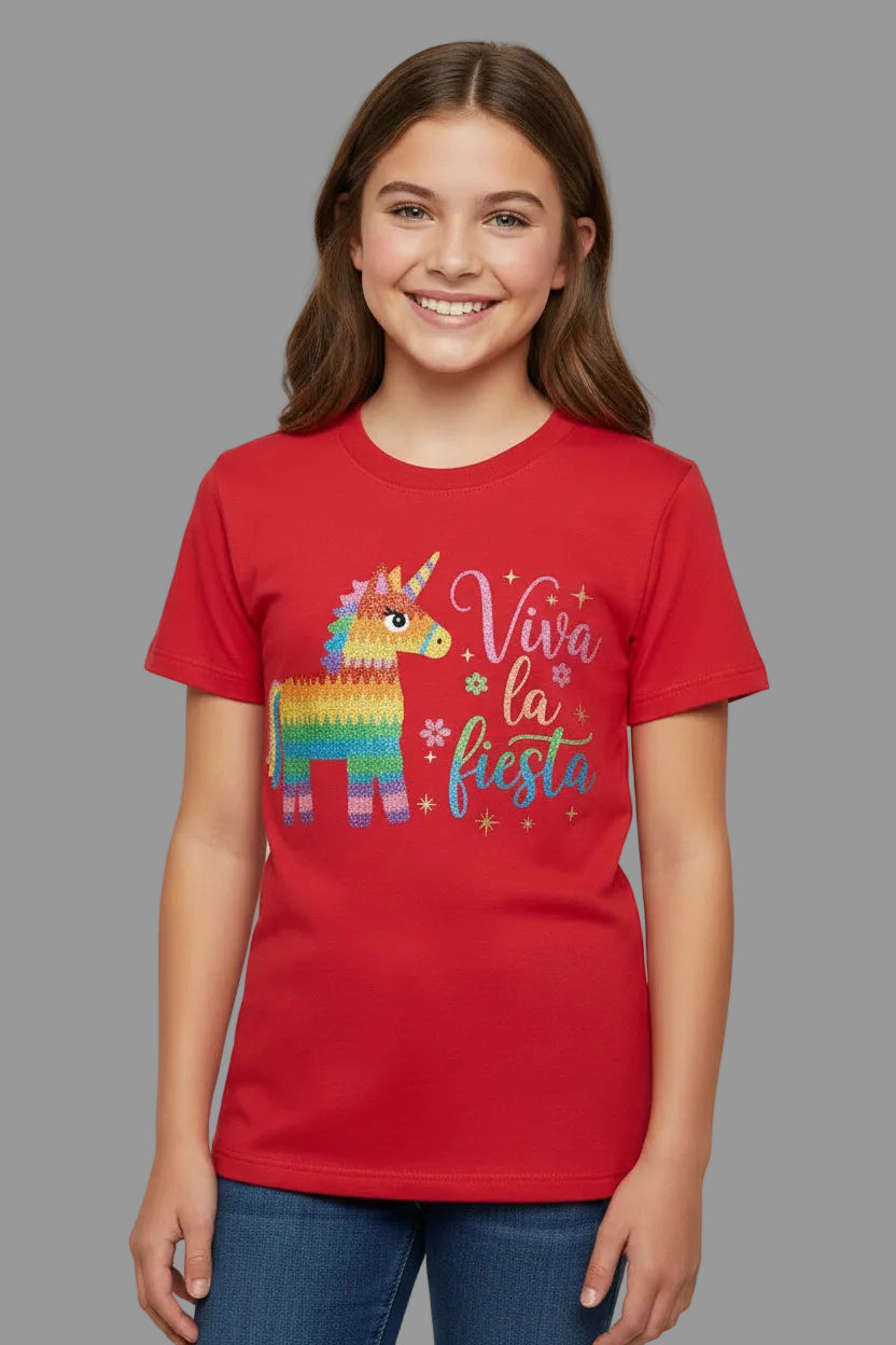 Viva la Fiesta Youth size large t shirt