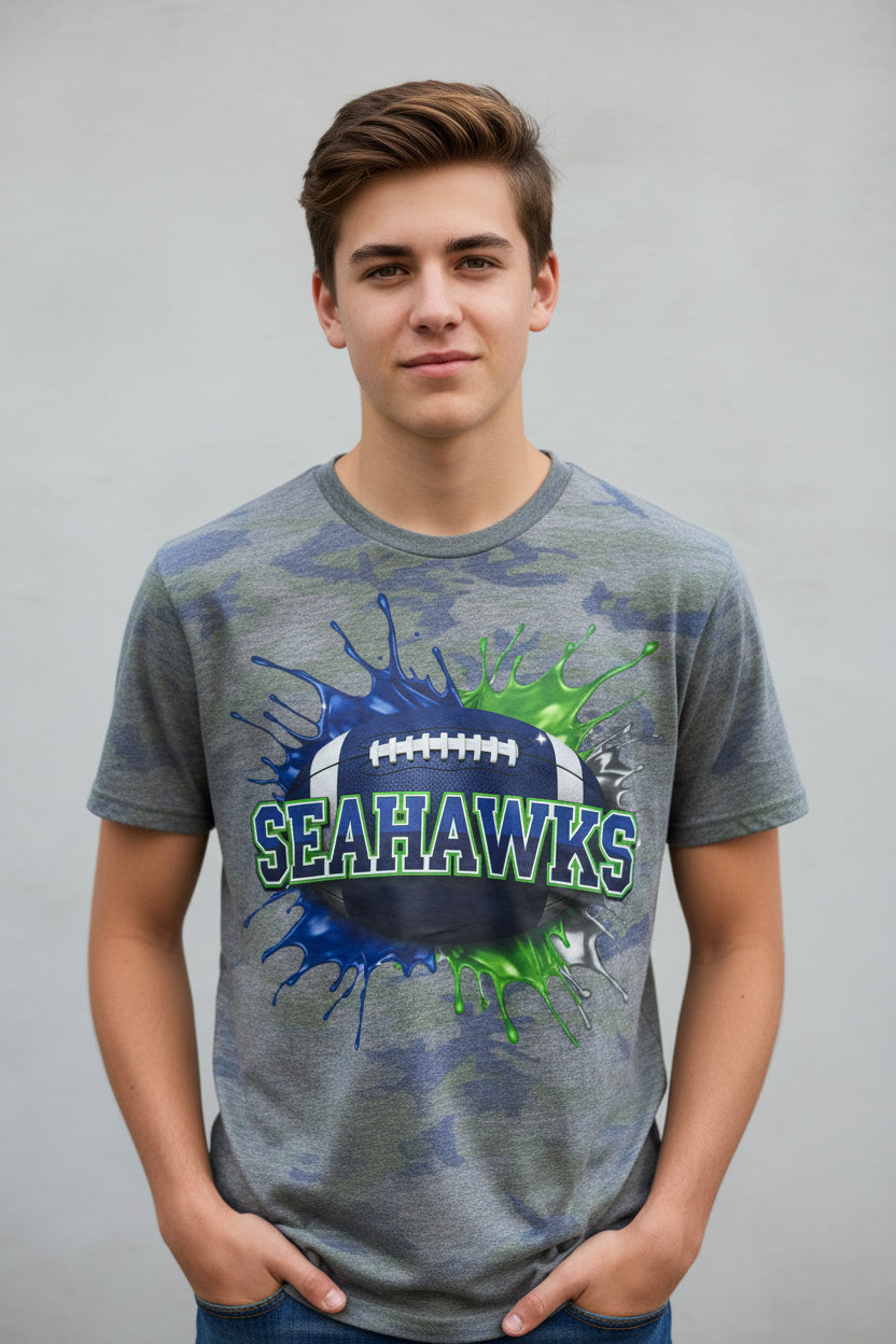 Custom Seahawk Splash shirt